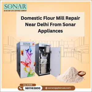 Domestic Flour Mill Repair Near Delhi From Sonar Appliances