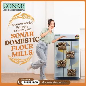 Flour Mill Machine Dealers in Delhi: Elevating Home Cooking with Sonar Appliance