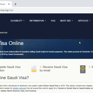 FOR ITALIAN AND FRENCH CITIZENS - SAUDI Kingdom of Saudi Arabia Official Visa On