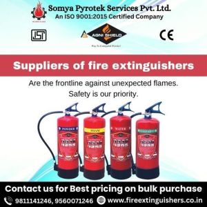 Somya Pyrotek Services as Your Trusted Supplier of Fire Extinguishers